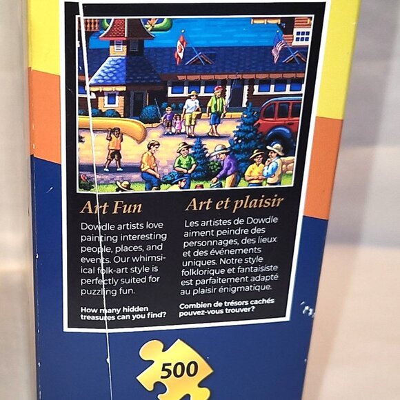 Glacier National Park Dowdle 500 Pc Puzzle Montana to Canada Folk Art kids/adult - Picture 7 of 8